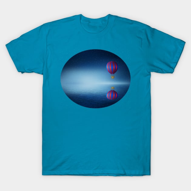 fly over the sea T-Shirt by psychoshadow